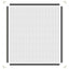 magnetisk insektnet til vinduer 130x150 cm hvid