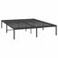 sengeramme 140x190 cm metal sort