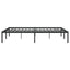 sengeramme 140x200 cm metal sort