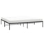 sengeramme 183x213 cm metal sort
