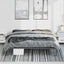 sengeramme 193x203 cm metal sort