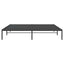 sengeramme 193x203 cm metal sort