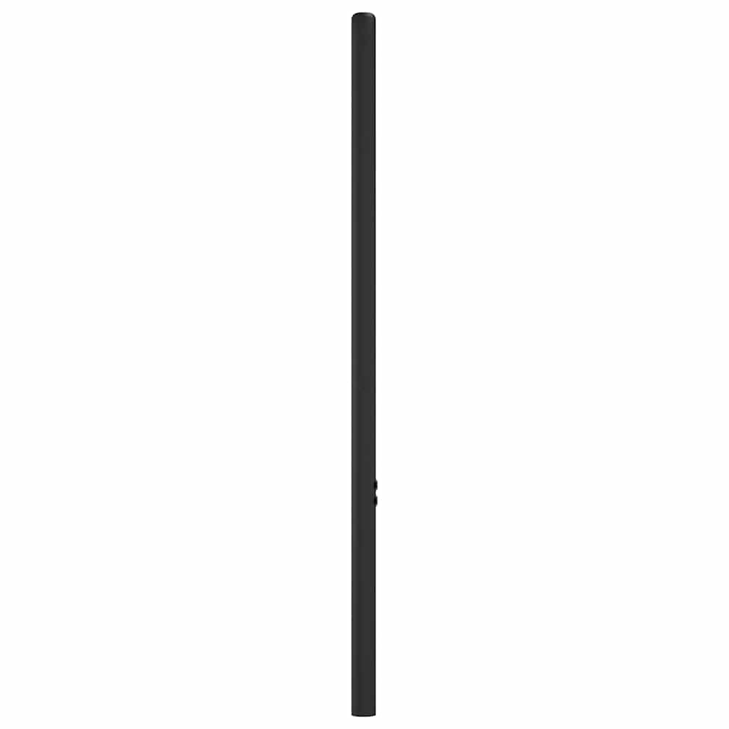 udskiftningsgavl 75 cm metal sort
