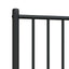 udskiftningsgavl 75 cm metal sort