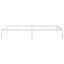 sengeramme 100x190 cm metal hvid