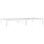 sengeramme 107x203 cm metal hvid