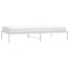 sengeramme 107x203 cm metal hvid