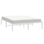 sengeramme 150x200 cm metal hvid