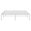 sengeramme 150x200 cm metal hvid