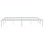 sengeramme 160x200 cm metal hvid