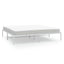 sengeramme 180x200 cm metal hvid