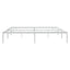 sengeramme 180x200 cm metal hvid