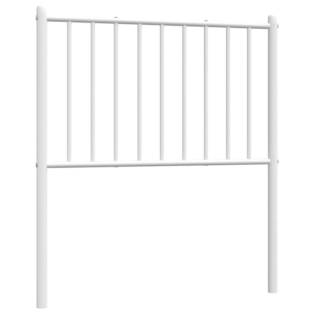 udskiftningsgavl 80 cm metal hvid