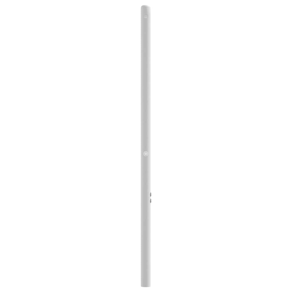 udskiftningsgavl 80 cm metal hvid