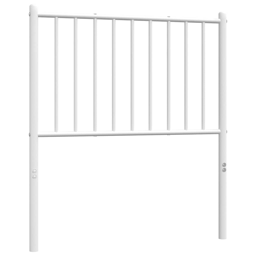 udskiftningsgavl 80 cm metal hvid