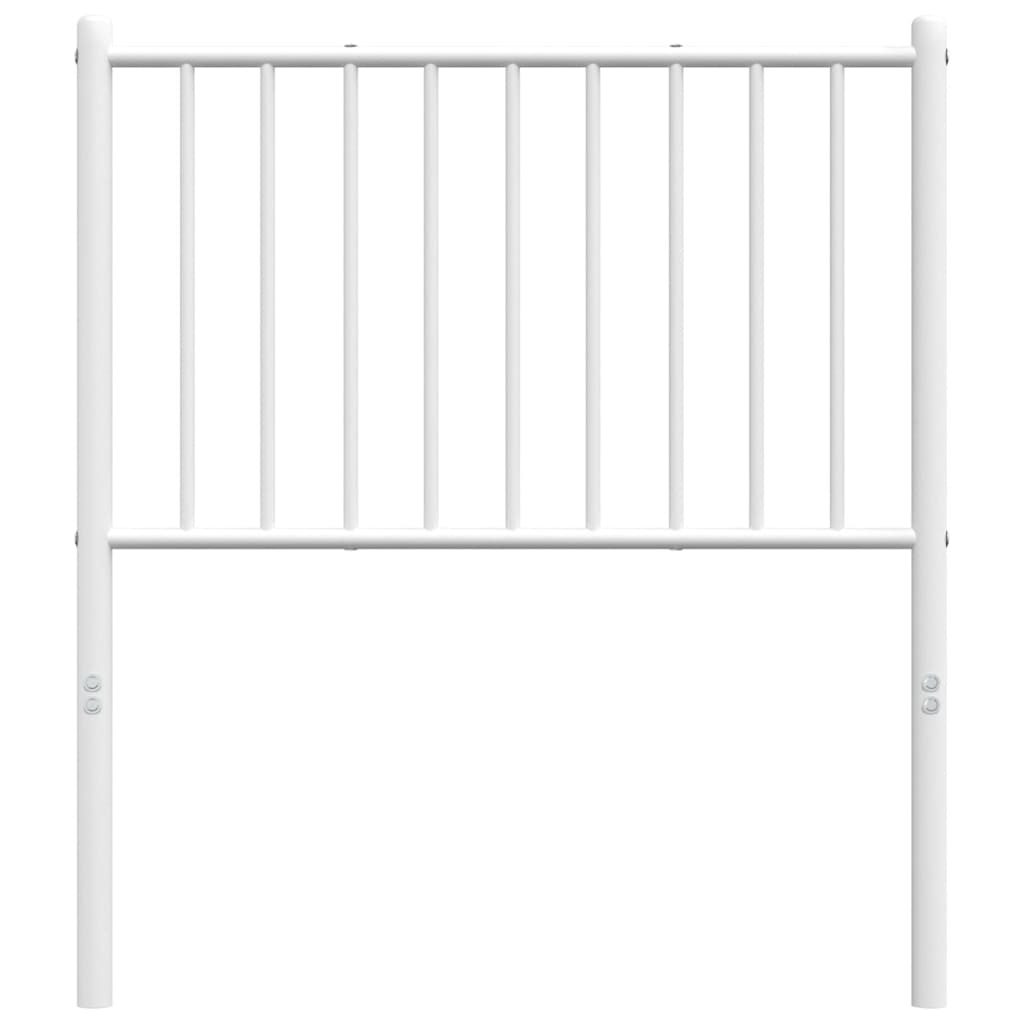 udskiftningsgavl 80 cm metal hvid