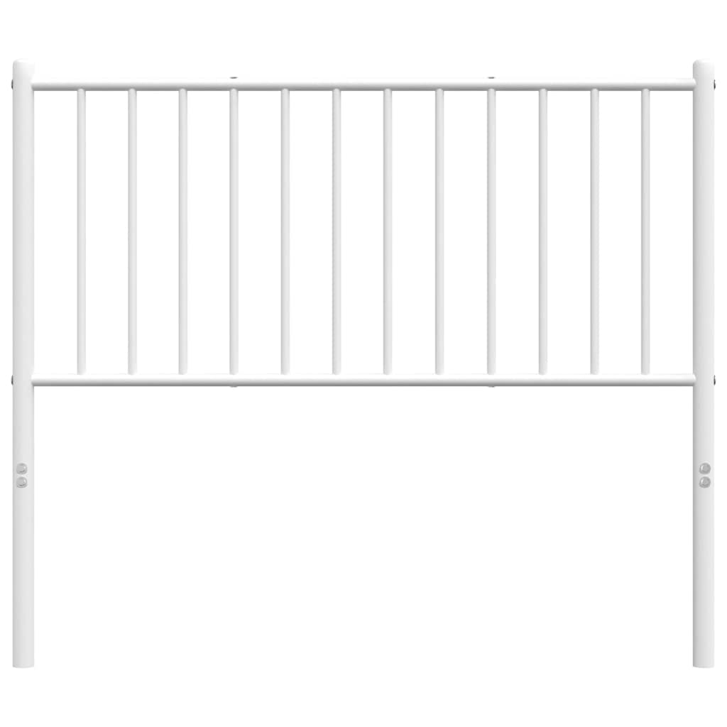 udskiftningsgavl 100 cm metal hvid