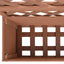 plantekasser med espalier 2 stk. 65x33x135 cm WPC brun