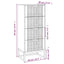 kommode 40x30x95 cm konstrueret træ sort