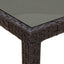 Havemøbel Bord Brun 90 x 90 x 75 cm polyrattan