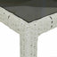 Havemøbel Bord Hvid 90 x 90 x 75 cm polyrattan