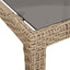 Havemøbel Bord Beige 90 x 90 x 75 cm polyrattan