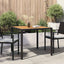 Havemøbel Bord Sort 90 x 90 x 75 cm polyrattan