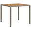 Havemøbel Bord Grå 90 x 90 x 75 cm polyrattan