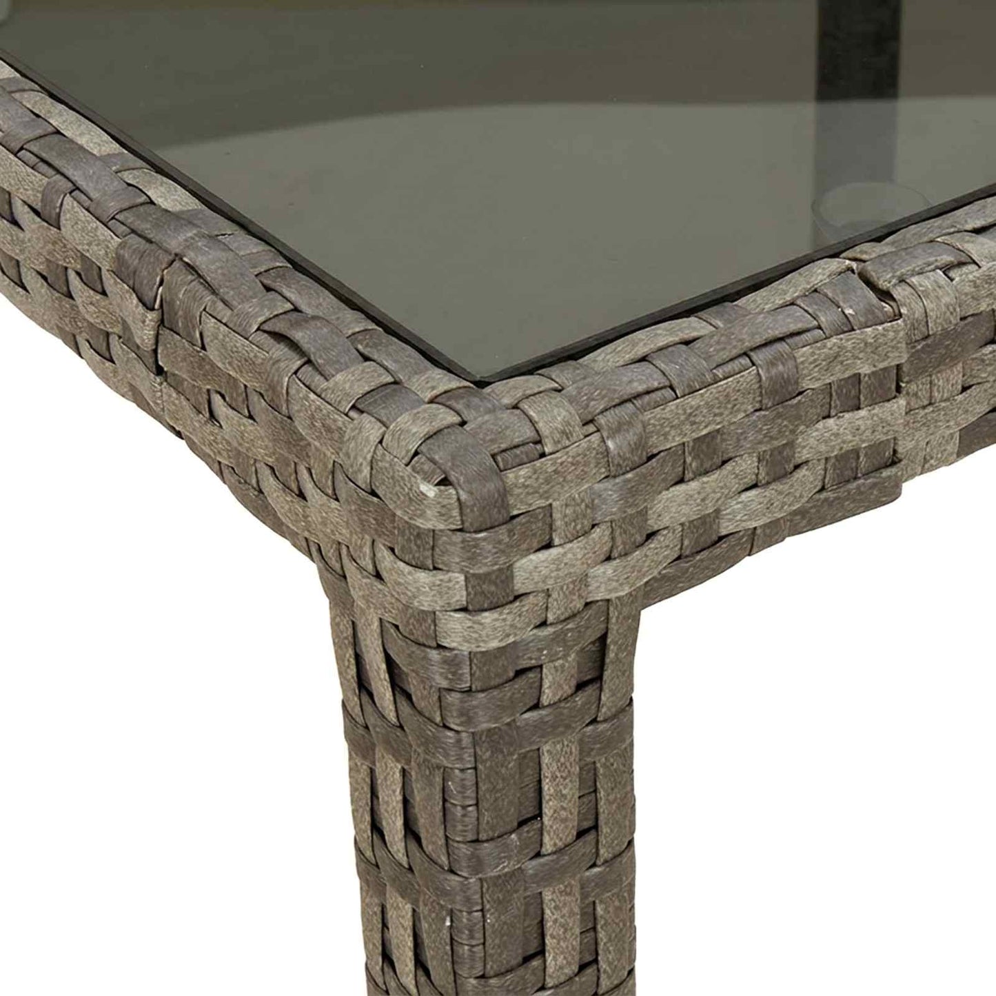 Havemøbel Bord Grå 150 x 90 x 75 cm polyrattan