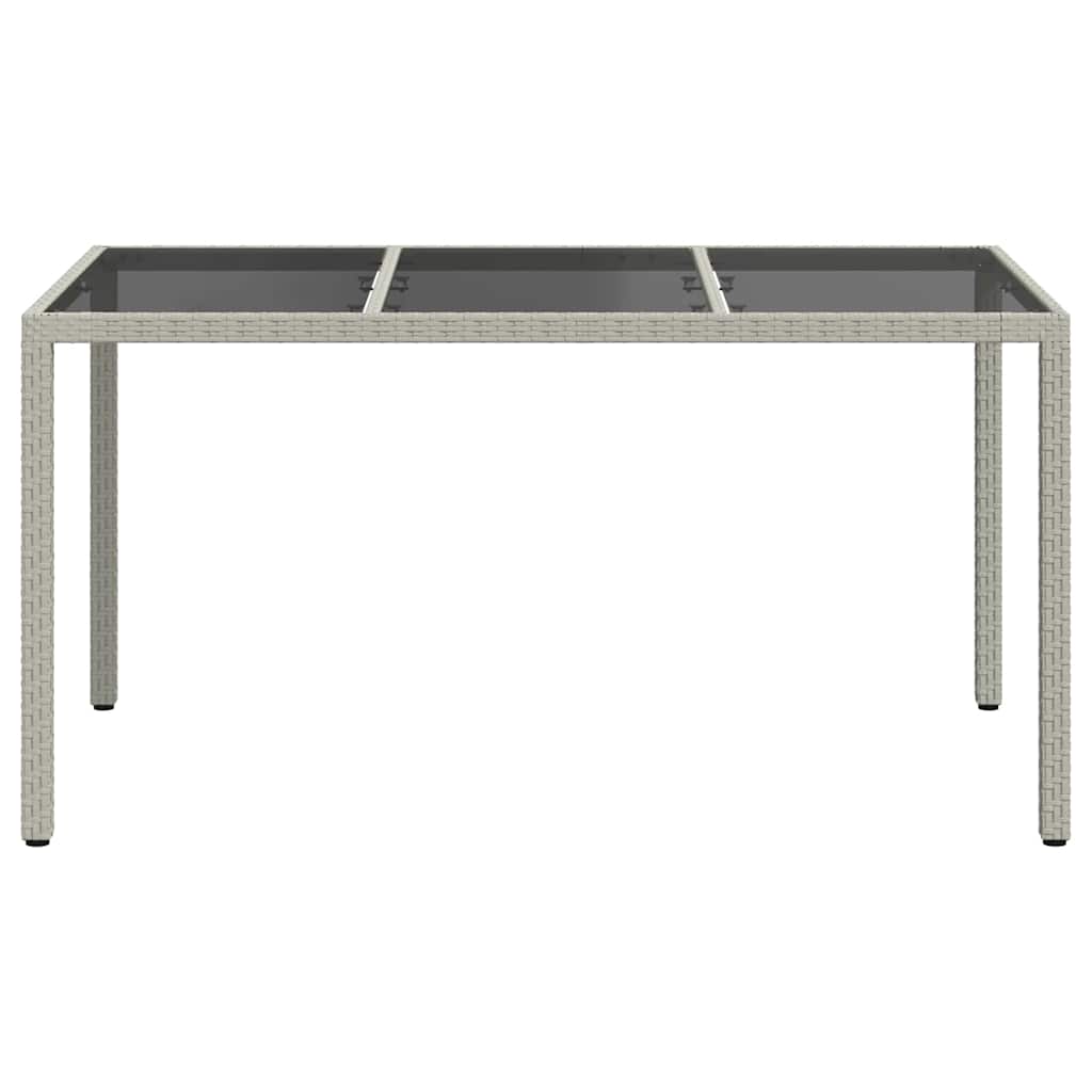 Havemøbel Bord Hvid 150 x 90 x 75 cm polyrattan