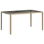 Havemøbel Bord Beige 150 x 90 x 75 cm polyrattan
