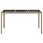 Havemøbel Bord Beige 150 x 90 x 75 cm polyrattan