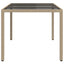 Havemøbel Bord Beige 150 x 90 x 75 cm polyrattan