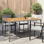Havemøbel Bord Grå 150 x 90 x 75 cm polyrattan