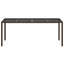 Havemøbel Bord Brun 190 x 90 x 75 cm polyrattan
