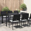 Havemøbel Bord Sort 190 x 90 x 75 cm polyrattan