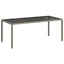 Havemøbel Bord Grå 190 x 90 x 75 cm polyrattan