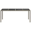 Havemøbel Bord Grå 190 x 90 x 75 cm polyrattan