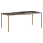 Havemøbel Bord Beige 190 x 90 x 75 cm polyrattan