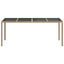 Havemøbel Bord Beige 190 x 90 x 75 cm polyrattan