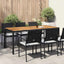 Havemøbel Bord Sort 190 x 90 x 75 cm polyrattan