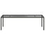 Havemøbel Bord Ren Sort 250 x 100 x 75 cm polyrattan