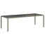 Havemøbel Bord Grå 250 x 100 x 75 cm polyrattan