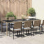 Havemøbel Bord Beige 250 x 100 x 75 cm polyrattan