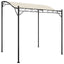 baldakin 2x2,3 m 180 g/m² stof og stål