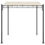baldakin 2x2,3 m 180 g/m² stof og stål