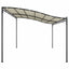 baldakin 4x3 m 180 g/m² stof og stål cremefarvet