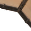 pavillon 4x4 m stål og stof beige