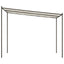 pavillon 3x3 m 180 g/m² stof og stål hvid