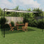 pavillon 4x4 m 180 g/m² stof og stål hvid